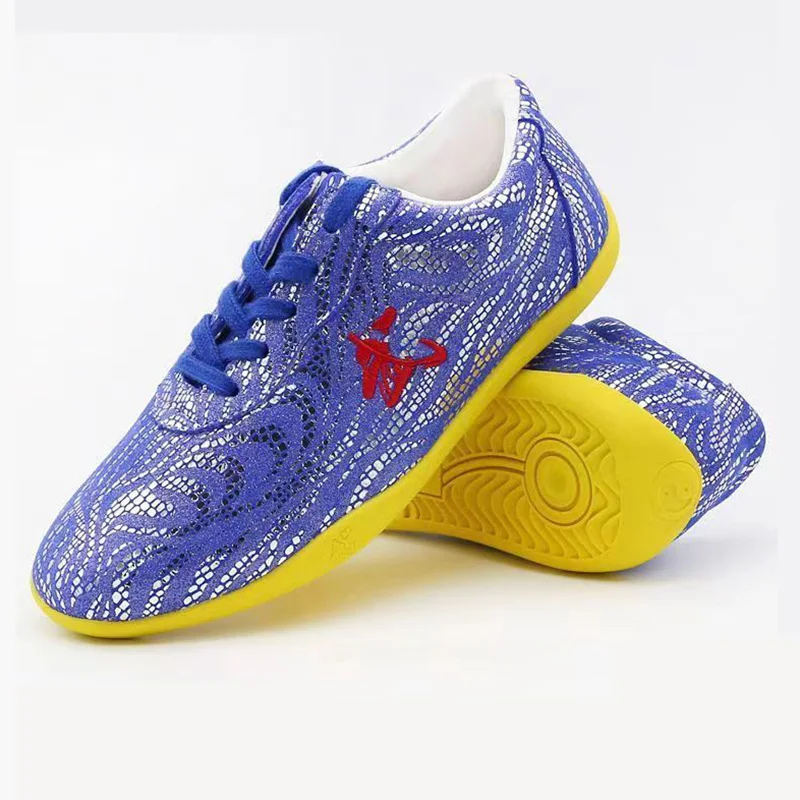 Martial Arts Shoes Genuine Leather Chinese Wushu Shoes for Men Women Children