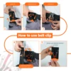 MELOTOUGH Electrician's Tool Bag with Shoulder Strap Professional 15 Compartment Tool Bag Quick Load Tool Bag 5