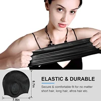 Silicone Swimming Cap Cover Ears for Men Women Waterproof Ear Protection 3D Durable Moisture-proof Swim rubber 2