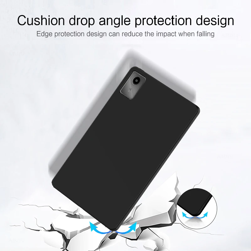 Premium Soft Silicon TPU Tablet Back Cover Case - 11 Inch