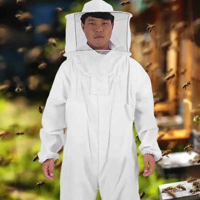 Professional Beekeeper Protective Suit Breathable Bee Keeping Full Body Suit Beekeeping Protective Equipment 5.0 2 Reviews