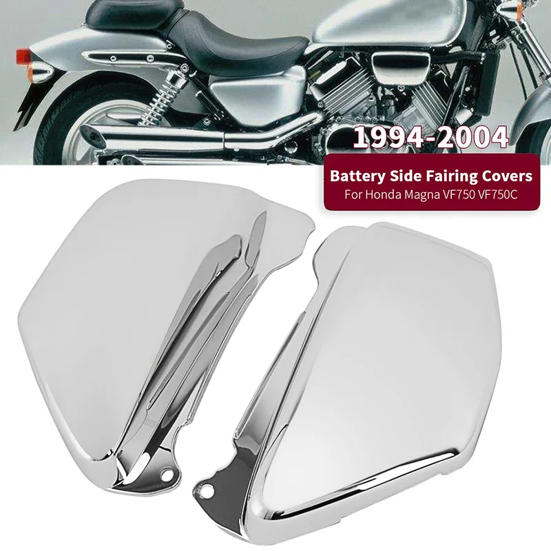 Stainless Steel Radiator Cover Guard Grille For Honda VF750 Magna 1994-2004 – Front