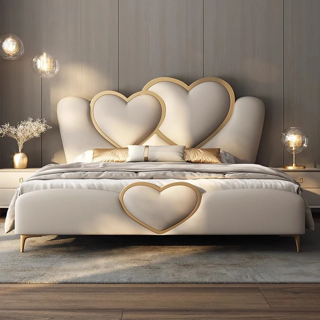 Princess New Chinese Beds Minimalist Lazy Design Comfortable Beds Storage European Aesthetics Wood Cama De Casal Home Furniture 1 Princess New Chinese Beds Minimalist Lazy Design Comfortable Beds Storage European Aesthetics Wood Cama De Casal Home Furniture 1
