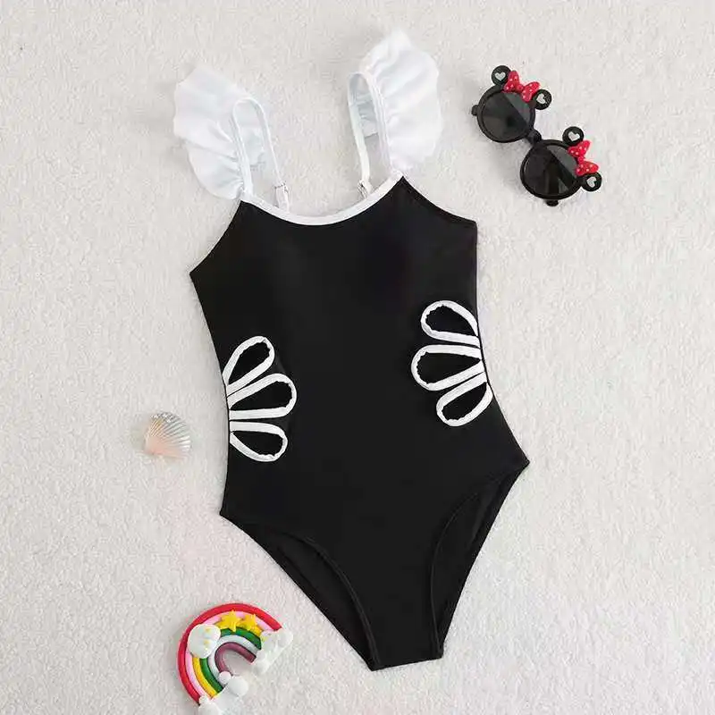 Girls Skirted One-Piece Swimsuit 3