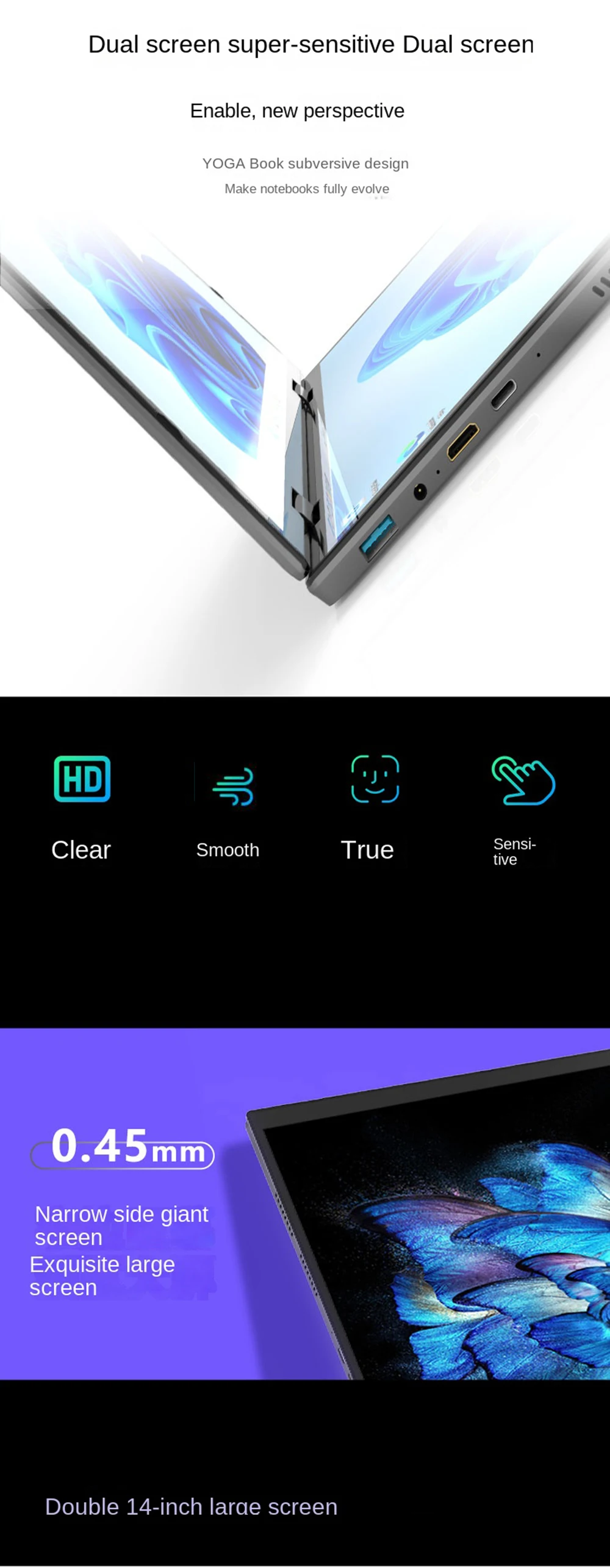 2024 Dual Screen Touch Laptops Windows 11 360 Flip Gaming Notebook PC YOGA 14 Inch 2.2K Intel N95 32Gb RAM+1TB M.2 5G WiFi 11 2024 Dual Screen Touch Laptops Windows 11 360 Flip Gaming Notebook PC YOGA 14 Inch 2.2K Intel N95 32Gb RAM+1TB M.2 5G WiFi 4