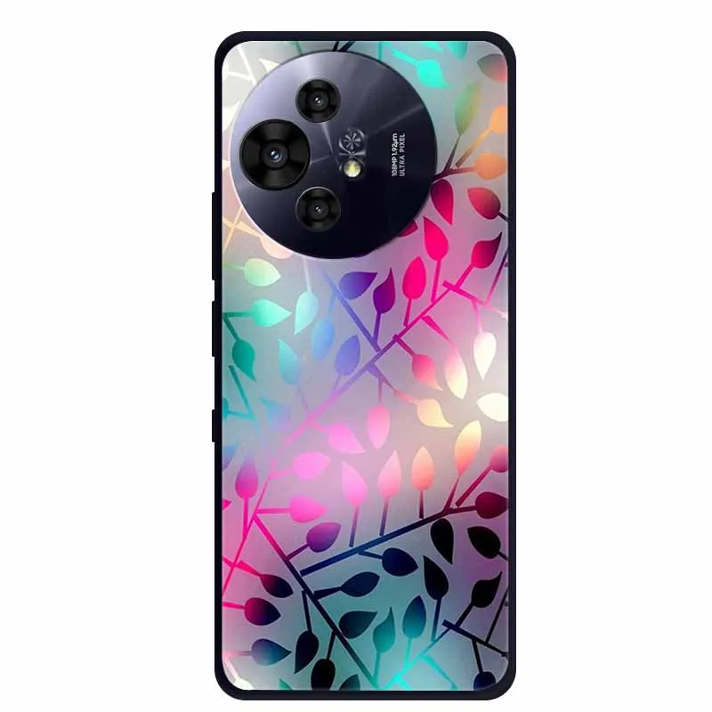 Premium Black Silicone Protective Case for TCL 50 Pro NxtPaper 5G
