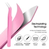 Wholesale Anti-static DIY Eyelash Tweezers with Ergonomic Design for Precise Grip Waterproof High-elasticity Lashes Makeup Tools 4