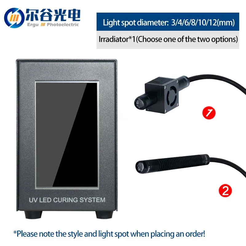 UV LED point light source Mini UV curing machine electronic parts glue bonding light fixed lamp