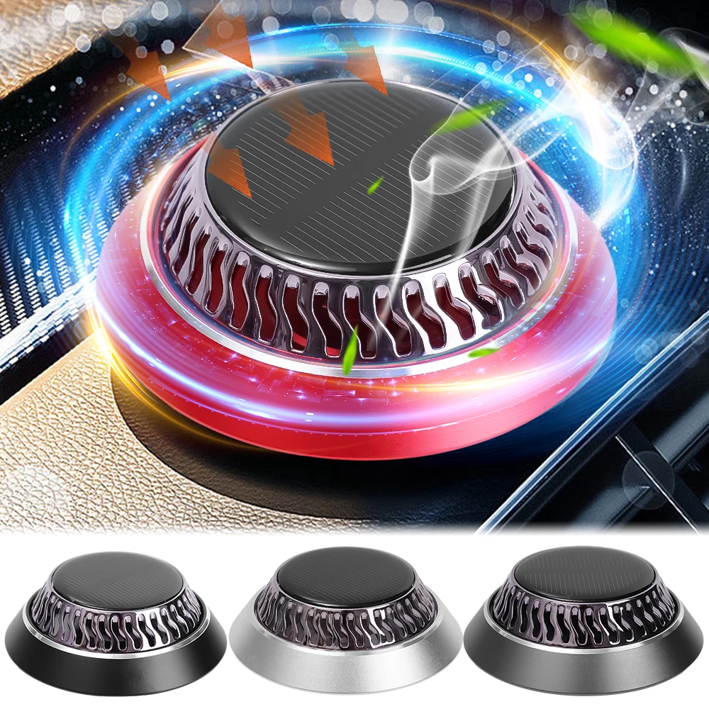

Microwave Car Solar Rotary Diffuser Aromatherapy Air Freshener Universal Auto Perfume Essential Oil Diffusers Automotive parts