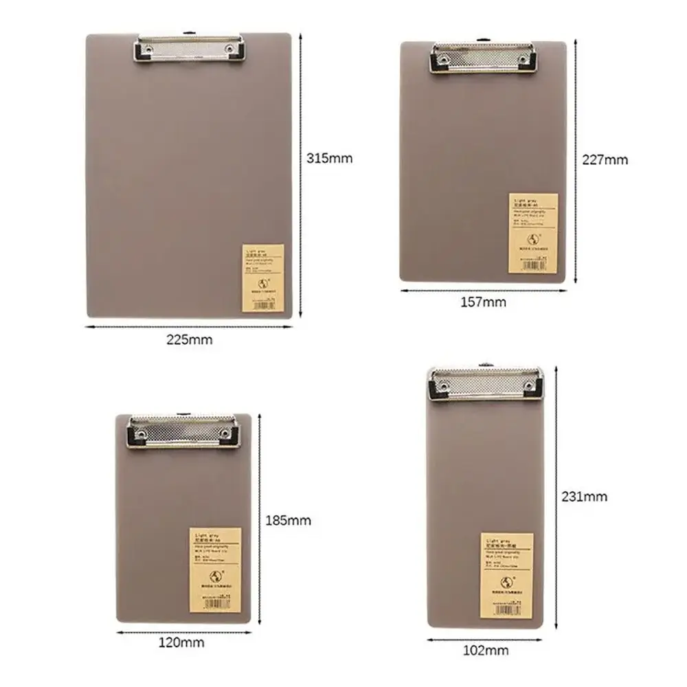 2Pcs Document Folder A6/A5/A4 Clipboard Writing Pad Hanging Cardboard File Folder Board Ticket Bill Holder Notepad Board