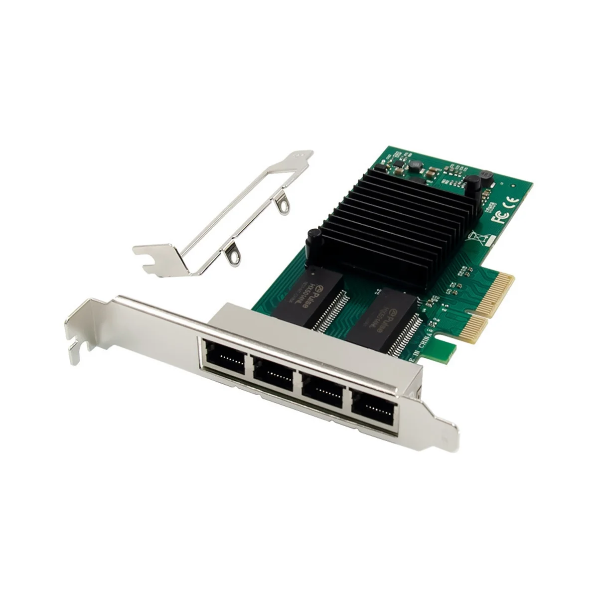 

PCIE X4 1350AM4 Gigabit Server Network Card 4 Electric Port RJ45 Server Industrial Vision Network Card