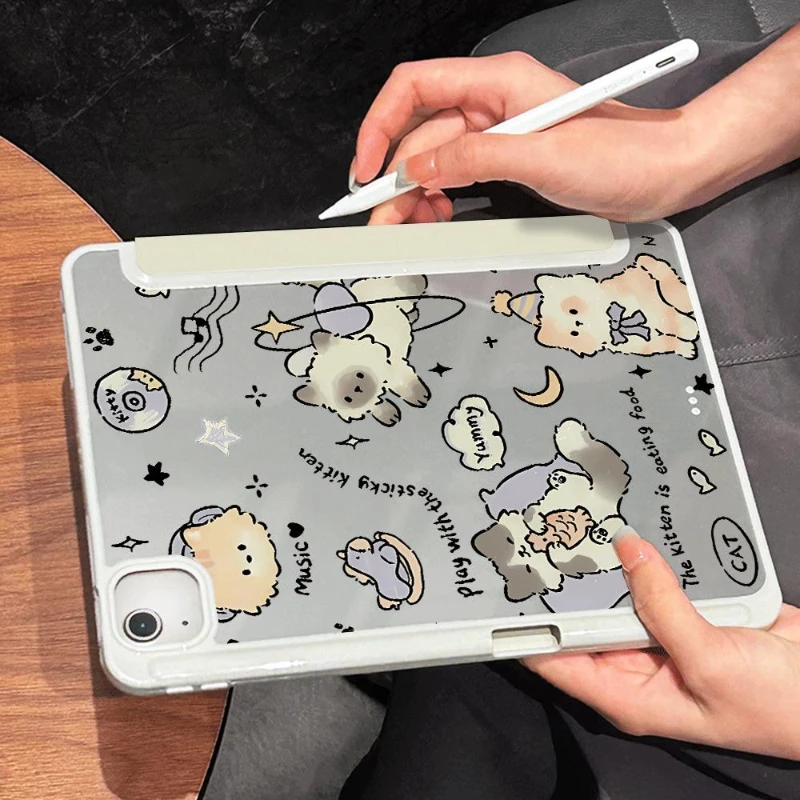 Cute Kitten Tri-Fold Protective Case