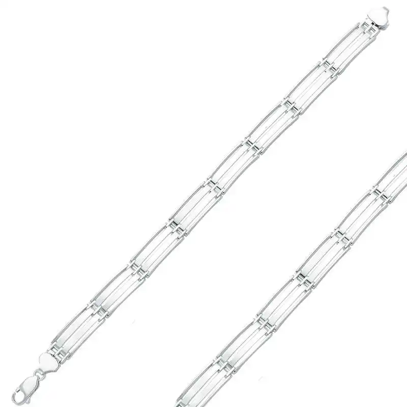 

Tevuli 925 Sterling Silver Two Row Male Bracelet