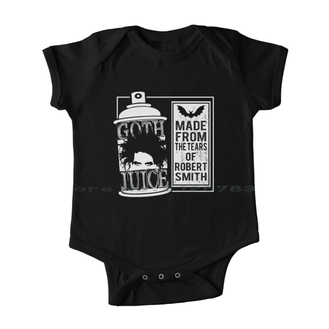 Goth Juice Neonato Vestiti Pagliaccetti Tute Di Cotone Goth Juice Funny Cure Parody Emo Hairspray Music Punk New Wave