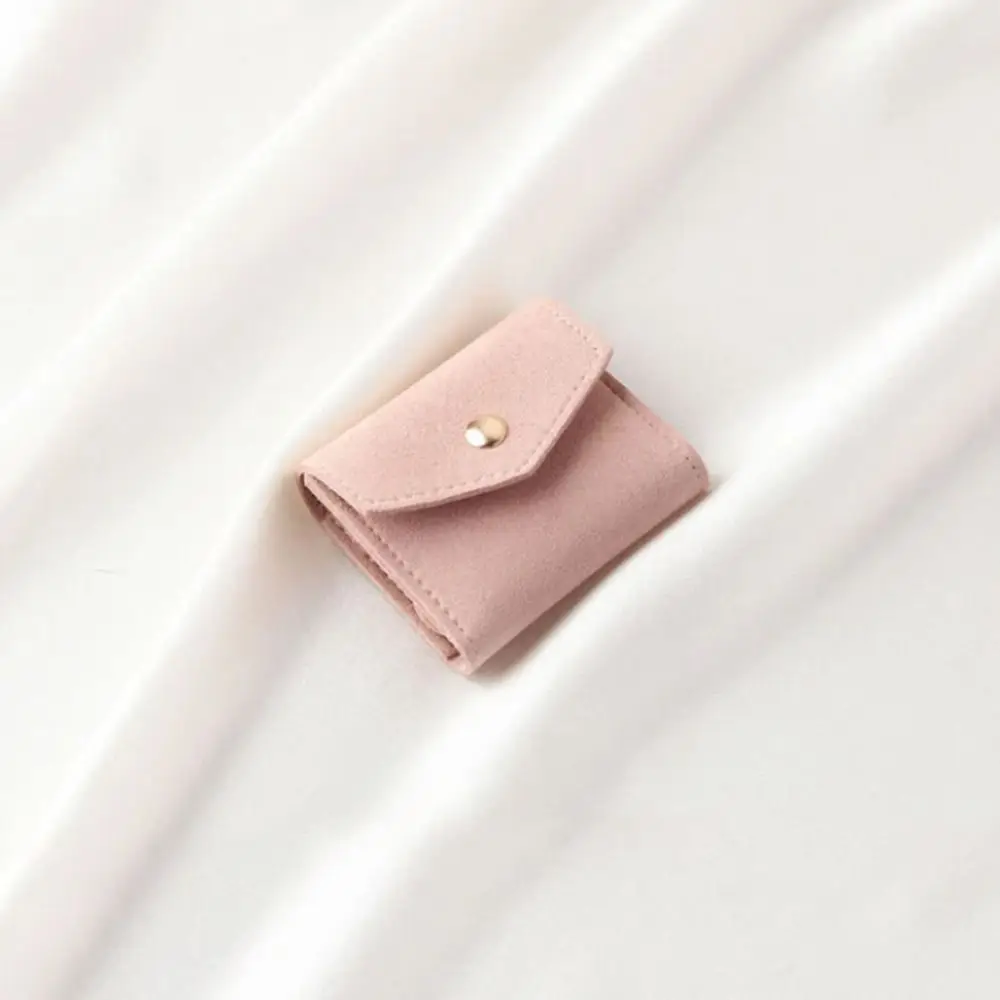 Solid Color Velvet Jewelry Display Bag Portable Container Necklace Ring Bag Jewelry Display Jewelry Case Earring Organizer
