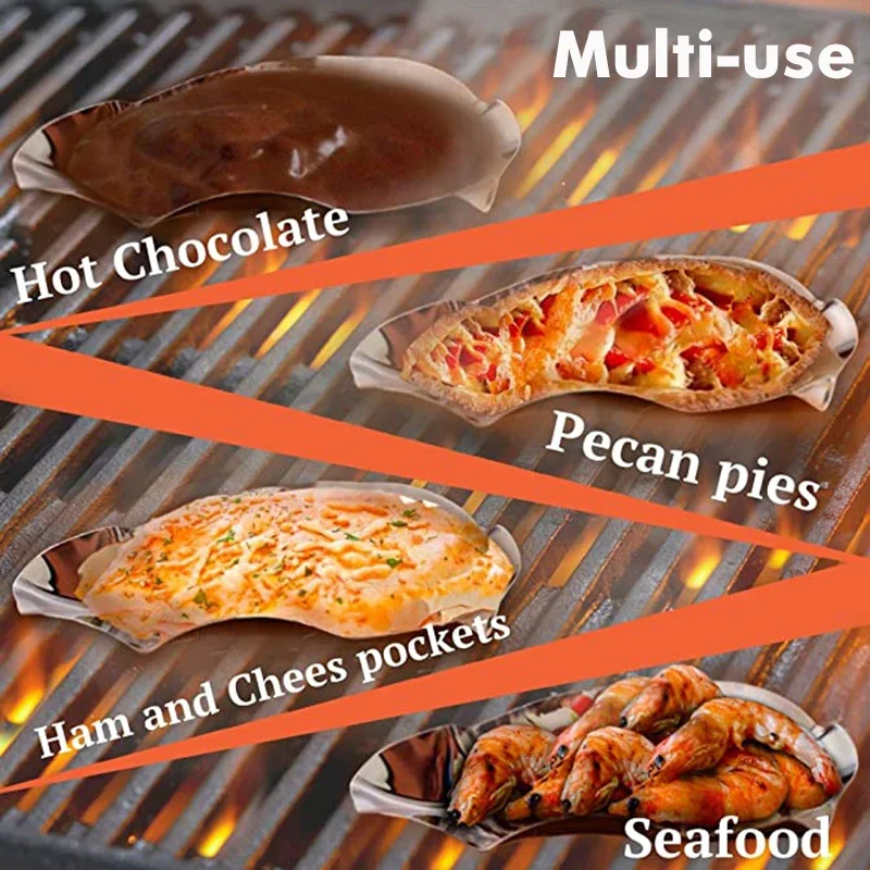 2/6/16Pcs Stainless Steel Oyster Shells, Reusable Oyster Shells for Cooking, Sauce Tray for Grilled Seafood