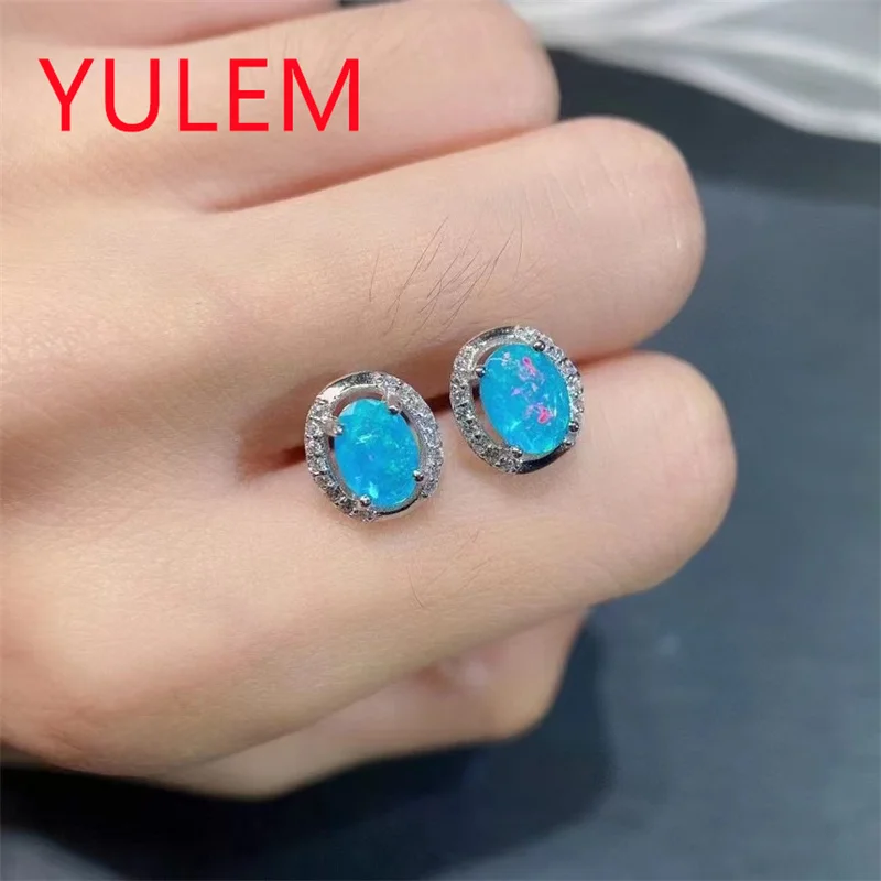 Women's Fashion Engagement Rose Gold Opal Rings Simple Style Finger Ring  Crystal Stud Thin Hoops Hand Bands Ring Size 5 - 10 - Rings - AliExpress