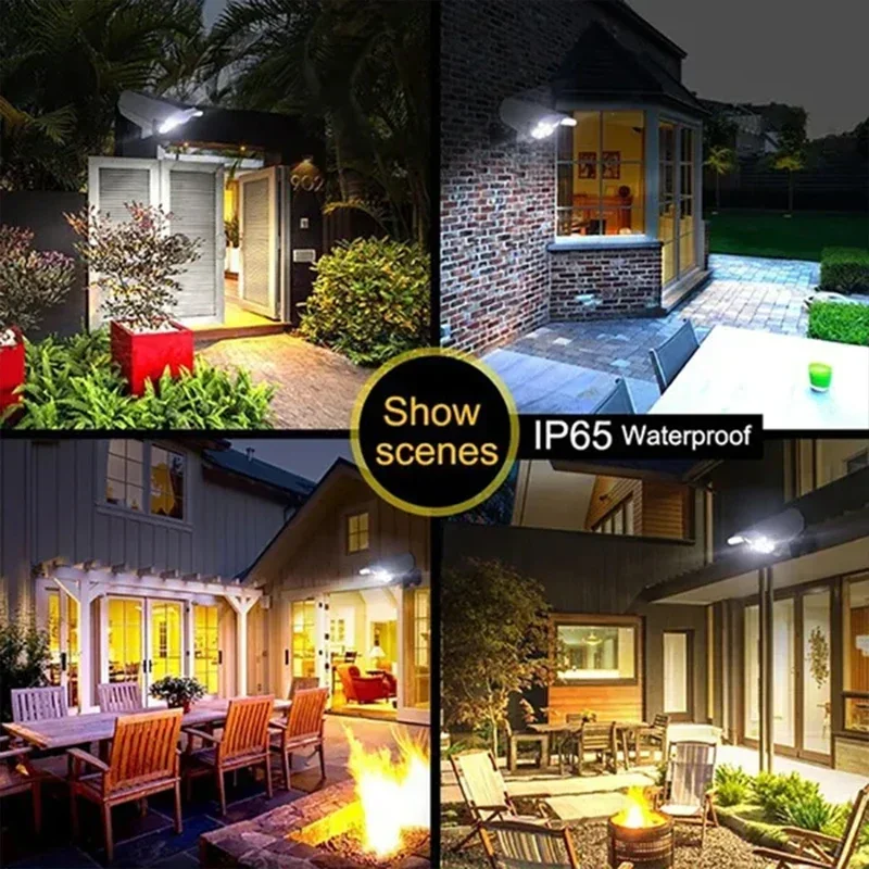 77LED Solar Light Simulation Security Dummy Camera Motion Sensor Outdoor Night Light IP65 Waterproof Lamp 3 Mode For Home Garden 6