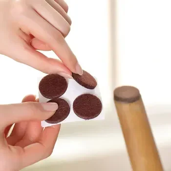 3-72Pcs Felt Chair Leg Pads 3mm Thick for Floor Scratch Protection Mute Non-slip DIY Furniture