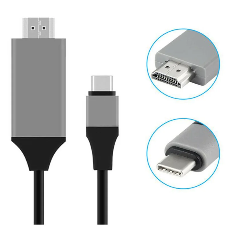 USB C HDMI ȣȯ  ̺,  PC ƺ  Ʈ º ȭ̿, USB 3.1 HDMI  ̺, CŸ 4K