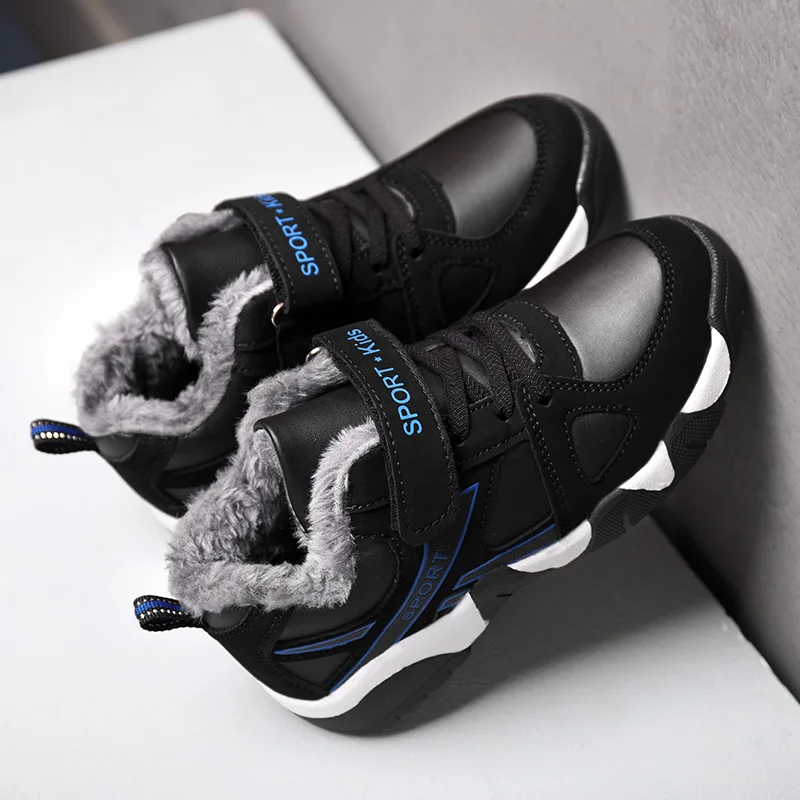 Fashion Boys Sport Shoes, Winter, Kids Running Sneakers, Children, Warm, Walking, Casual, Lightweight, Plush, Sneakers, Boots, Boy, sports shoes,kids sneakers,kids shoes,kids sports shoes