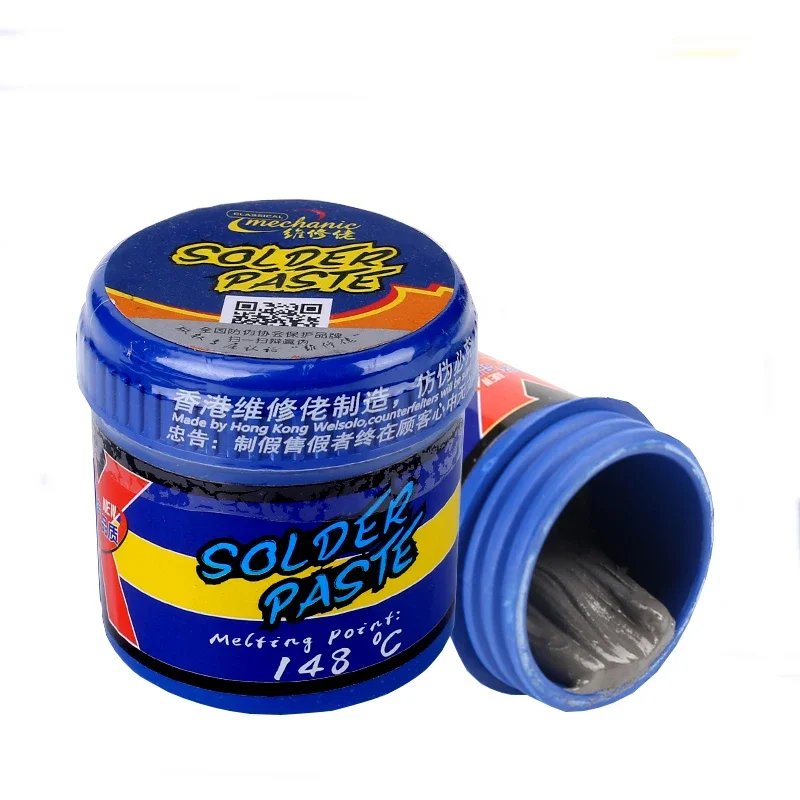 

MECHANIC Lead Free Solder Paste Low Temperature148 Degrees Flux Paste dedicated for iPhone X/XS/XR/ XSMAX Motherboard PCB Repair