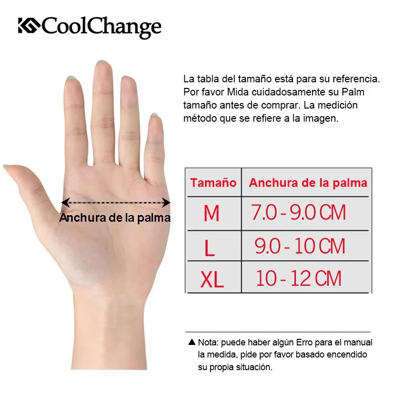 CoolChange Cycling Gloves Touch Screen GEL Pad Outdoor Sport Luva Ciclismo Bike Glove Man MTB Full Finger Bicycle Phone Gloves 6