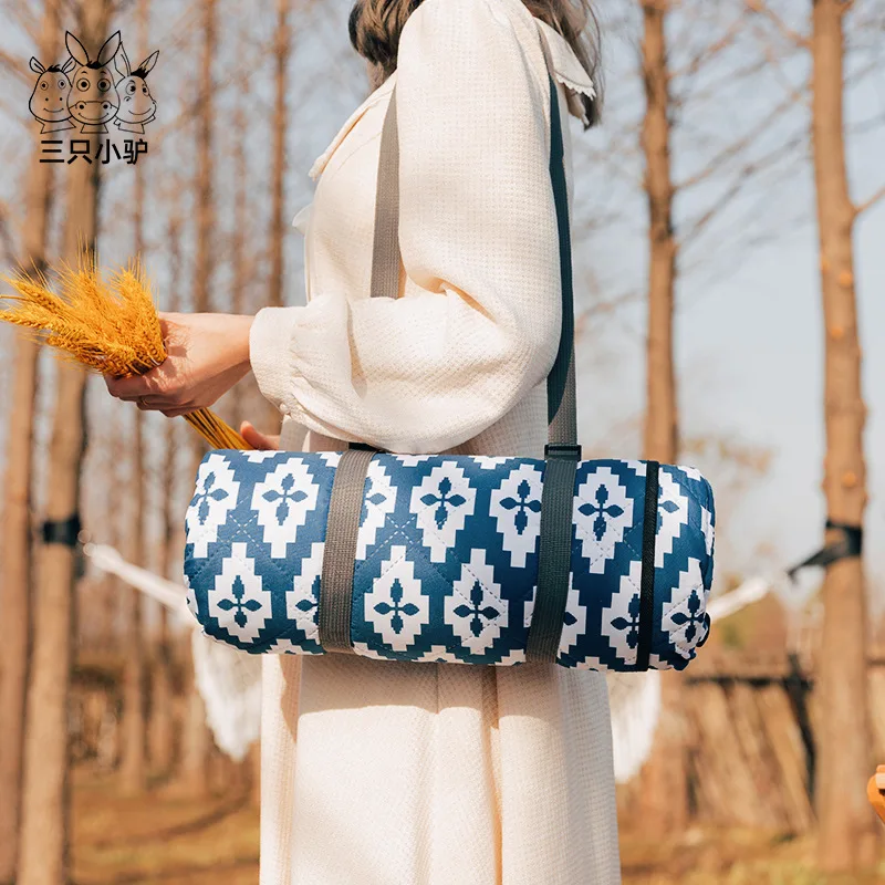 

Picnic Waterproof Mat Multi-Specification Outdoor Spring Outing Waterproof Outing Portable Polyester Silk Fabric Picnic Cloth