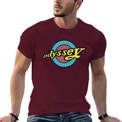 Odyssey BMX Blue & Yellow Animal Print T - Shirt - New Edition, Big and Tall Men's Collection - XXXL (Maroon)