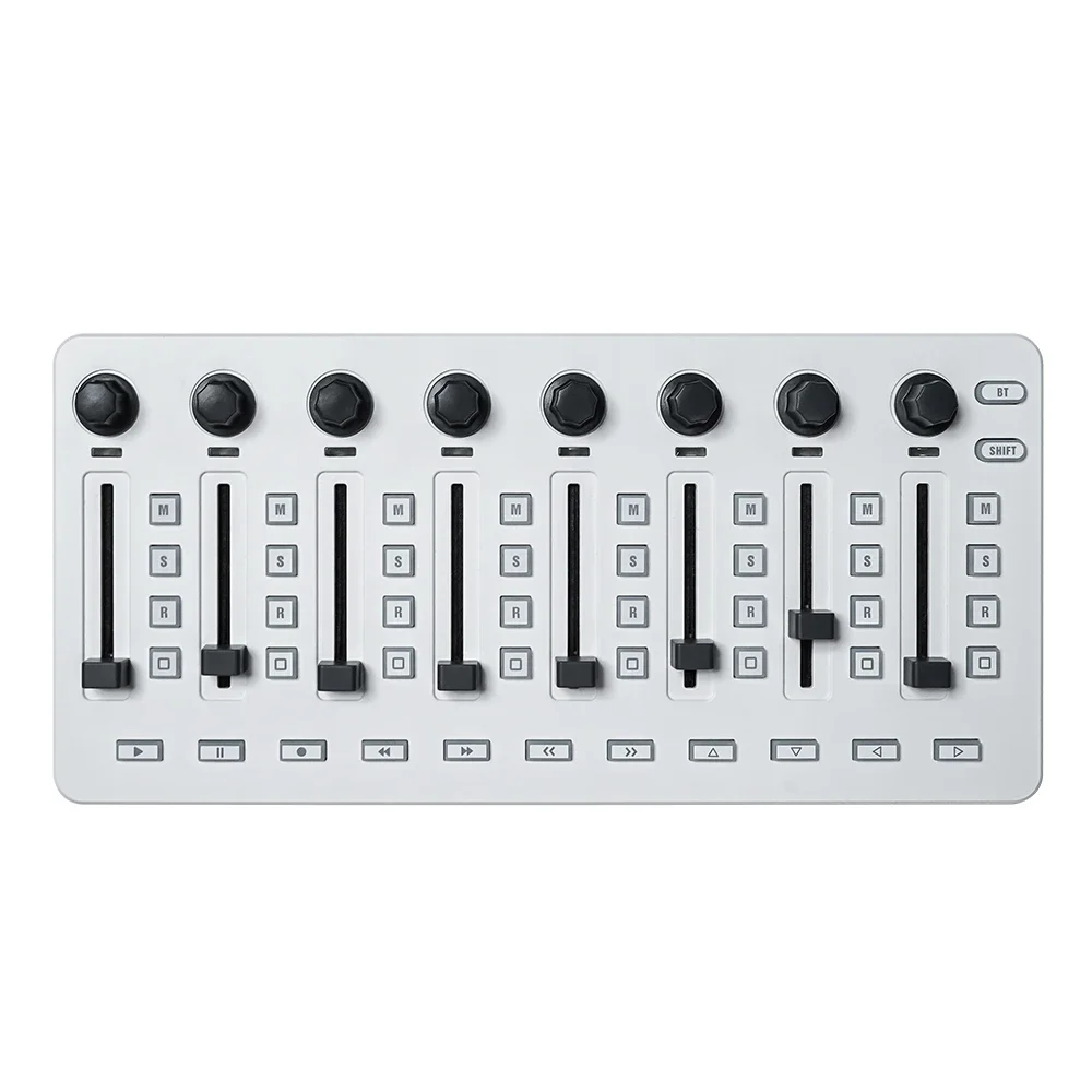 Mvave SMC-MIXERワイヤレスmidiコントローラー M-VAVE SMC-Mixer Wireless MIDI Controller Mixing Console BT