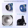 16oz Kids Water Bottle Cartoon Animal Children's Cup With Straw Stainless Steel Vacuum Flacks Thermos Bottle Thermal Mug Cups 5