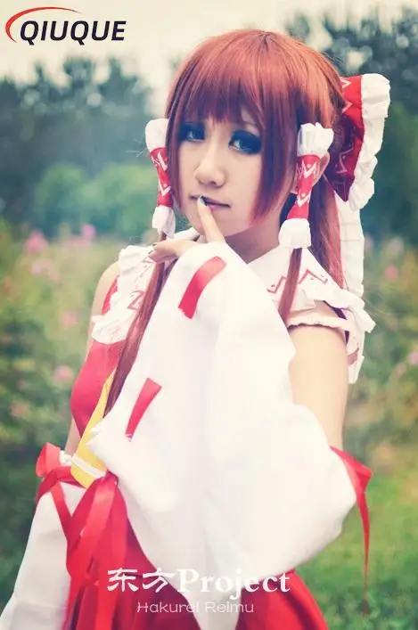Фото Костюм для косплея из аниме «Проект Touhou», женская форма Hakurei Reimu Mikofuku, полный комплект №4