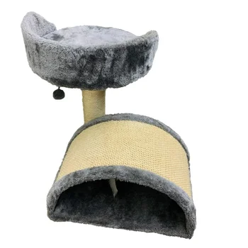hote selling simple cat tree scratcher chipboard