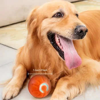 1-10PCS Smart Dog Toy Ball Electronic Interactive Pet Toy Moving Ball USB Automatic Moving Bounce Suitable for Puppy Gift 4