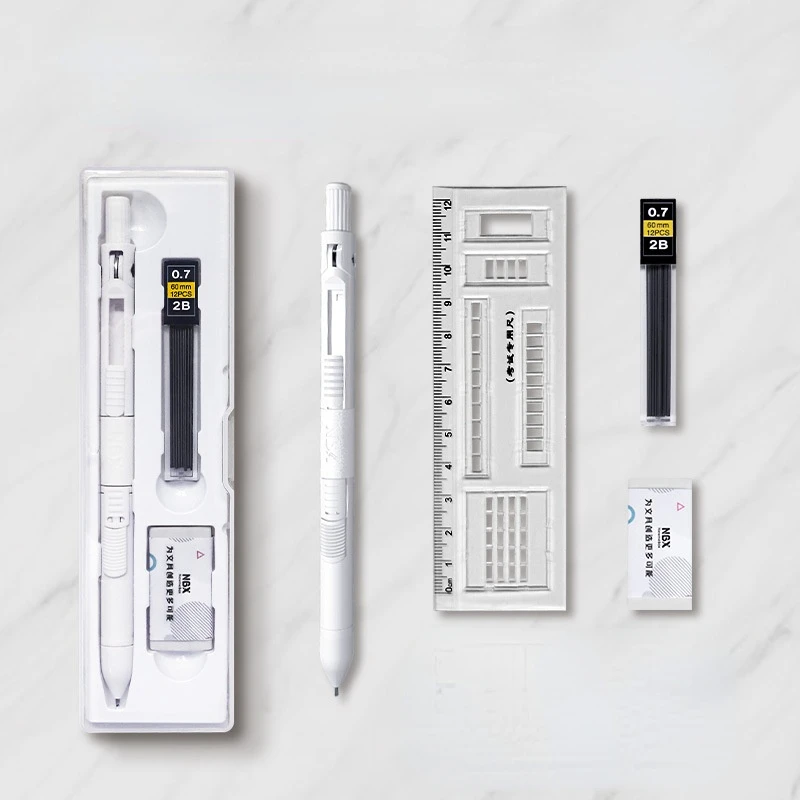Multifunctional Compass Set To Send Pencil Lead Dual-use Automatic Pencil Student Drawing Professional Supplies School Supplies