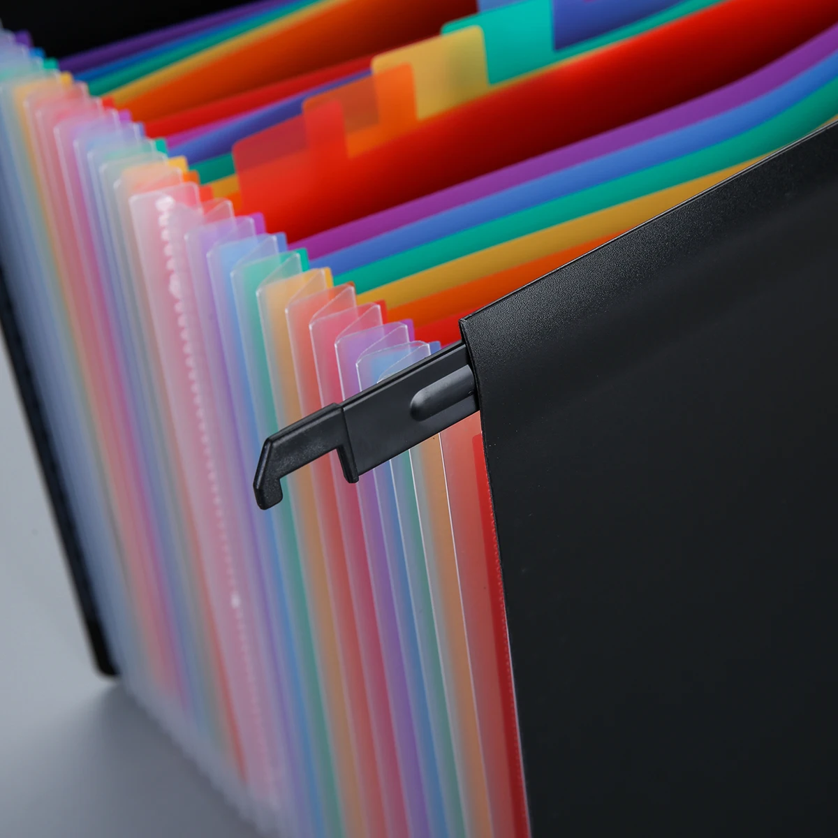 A4 Hanging Plastic Expanding File Folder With Dividers