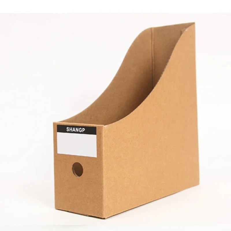 Tijdschrift Bestandshouder Organizer Box, Lade Kraftpapier Bestandshouder Kantoorbenodigdheden Bureau Organizer Documenten Bestandsdoos 2022