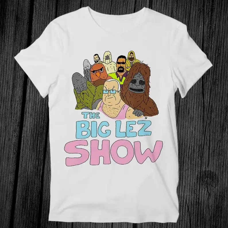 Sassy The Sasquatch Smoke Big Lez TV Show Бестселлер футболка унисекс подарок для взрослых крутая музыка модный топ винтажная Ретро футболка G499