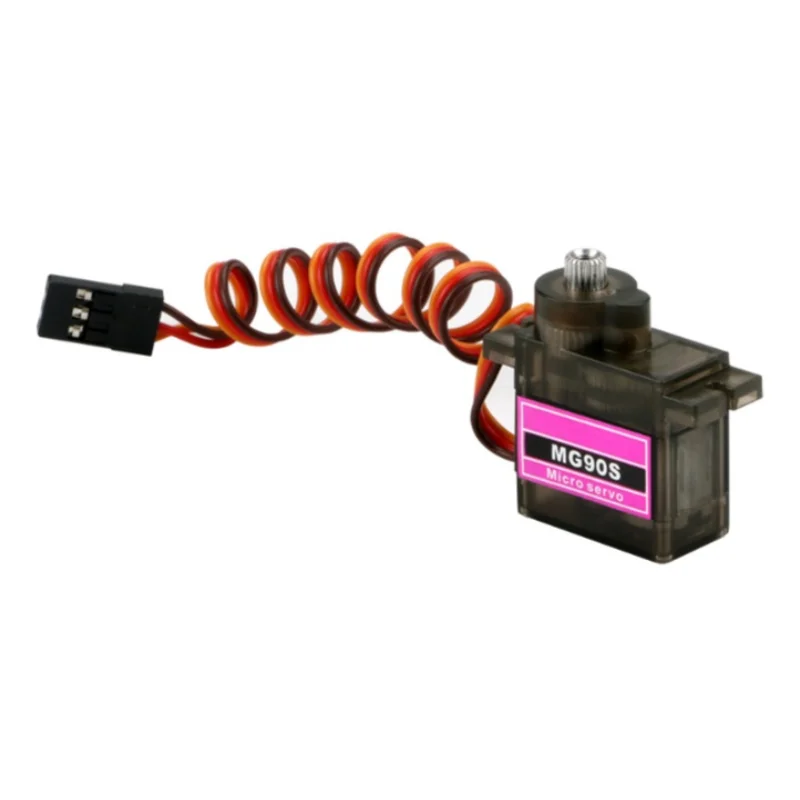 1/2/4pcs MG90S Micro Servo Motor Metal Gear Analog RC Servomotor 180 360 For Car Arduino Robot Helicopter Aircraft Toys 3