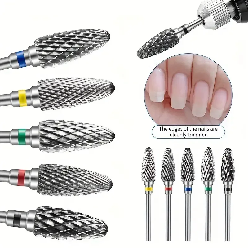 Tungsten Carbid Nail Drill Bits Electric Manicure Drill Accessory Milling Cutters for Nail Gel Polish Remover Nail Tools Efiles Best Sellers In Beauty & Health Tungsten Carbid Nail Drill Bits Electric Manicure Drill Accessory Milling Cutters for Nail Gel Polish Remover Nail Tools Efiles Best Sellers In Beauty & Health