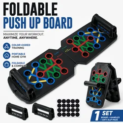 Enhance Your Workout: Multifunctional Push-Up and Plank Fitness Board (Black)