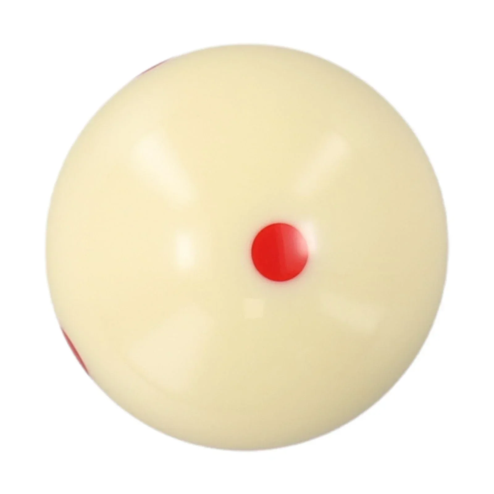 Roundness Cue Ball Hardness 2 1/4&rdquo; Red 6 Dot Spot Pool-Billiard Practice Resin Standard Training