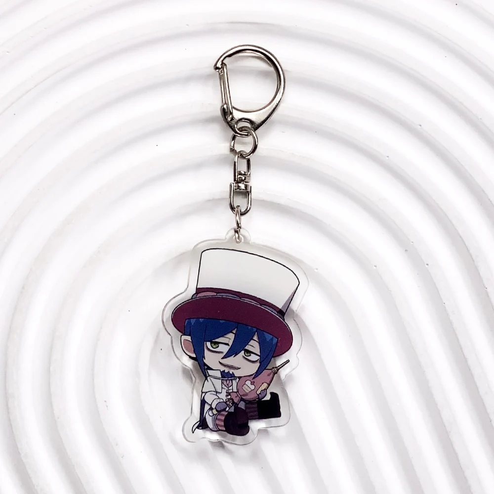 BluedExorcist Anime Schlüsselanhänger-Set – 7-teilige Kollektion Aus Zinklegierung & Acryl, Mit Karabinern