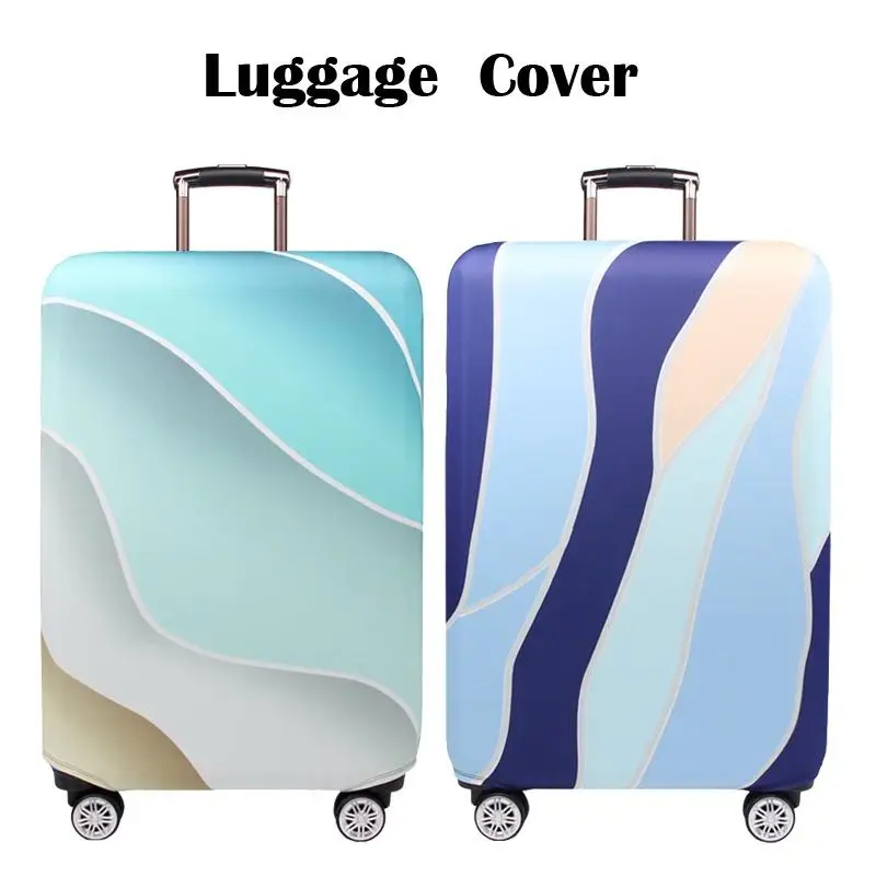 Elastic Fabric Luggage Protective Cover Suitable20-28 Inch Trolley Case  Suitcase Dust Cover Travel Accessories - Luggage Cover - AliExpress