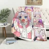 Flannel warm comfort  Dragon soft plush blanket k-Kobayashis Maid for sofa living Miss anime room office bedroom travel gift 6