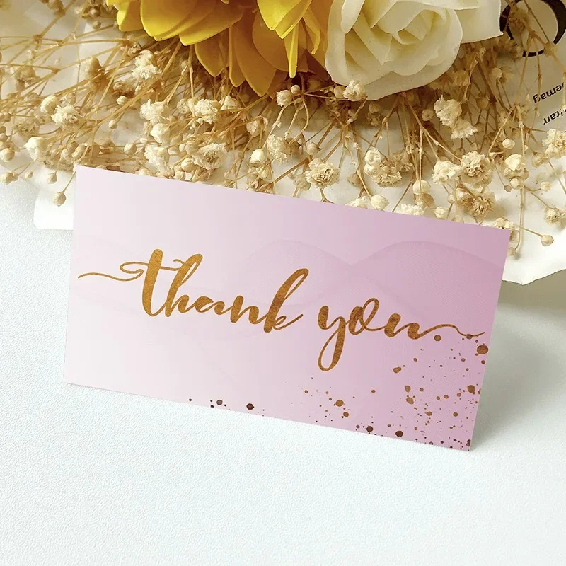 Thank You Cards 50PCS Thank You Cards Small Business Gift Cards Wedding Thank You Card HK01