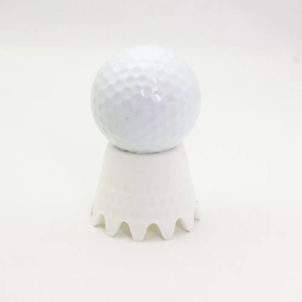 Description Picture 5 of item8Pcs Creative Golf Tee Wave Shaped Bottom Design Replacement Golf Ball Holder Professional Durable Golf Practice Tees Outdoor