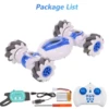 S-012 RC Stunt Car Remote Control Watch Gesture Sensor Deformable Electric Toy Cars All Terrain Speed 2.4GHz 4WD 360°Rotation 1