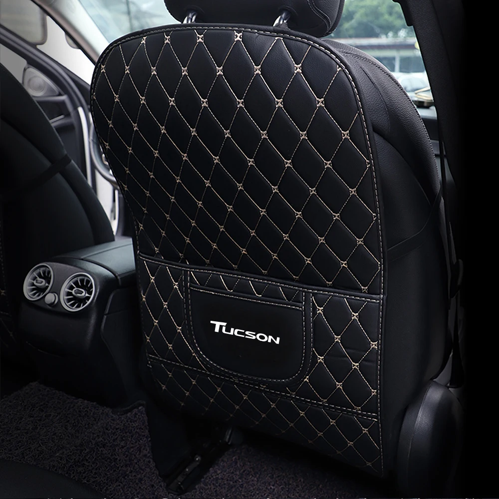 자동차 뒷좌석 어린이 안티 킥 패드 쿠션, 현대 투싼 Nx4 ix JM TL 2008 2016 2017 2019 2020 2022 2023 2024, 1 개