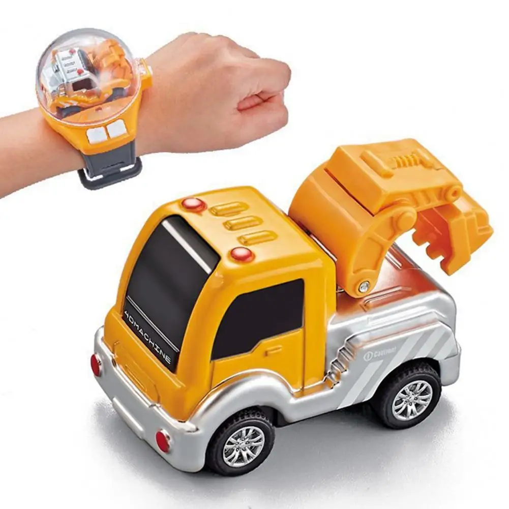 Kids Watch Rc Car 2.4ghz Rc Mini Racing Vehicle Wrist Toy with Led Light for Kids Remote Control Car with for Toddlers 5